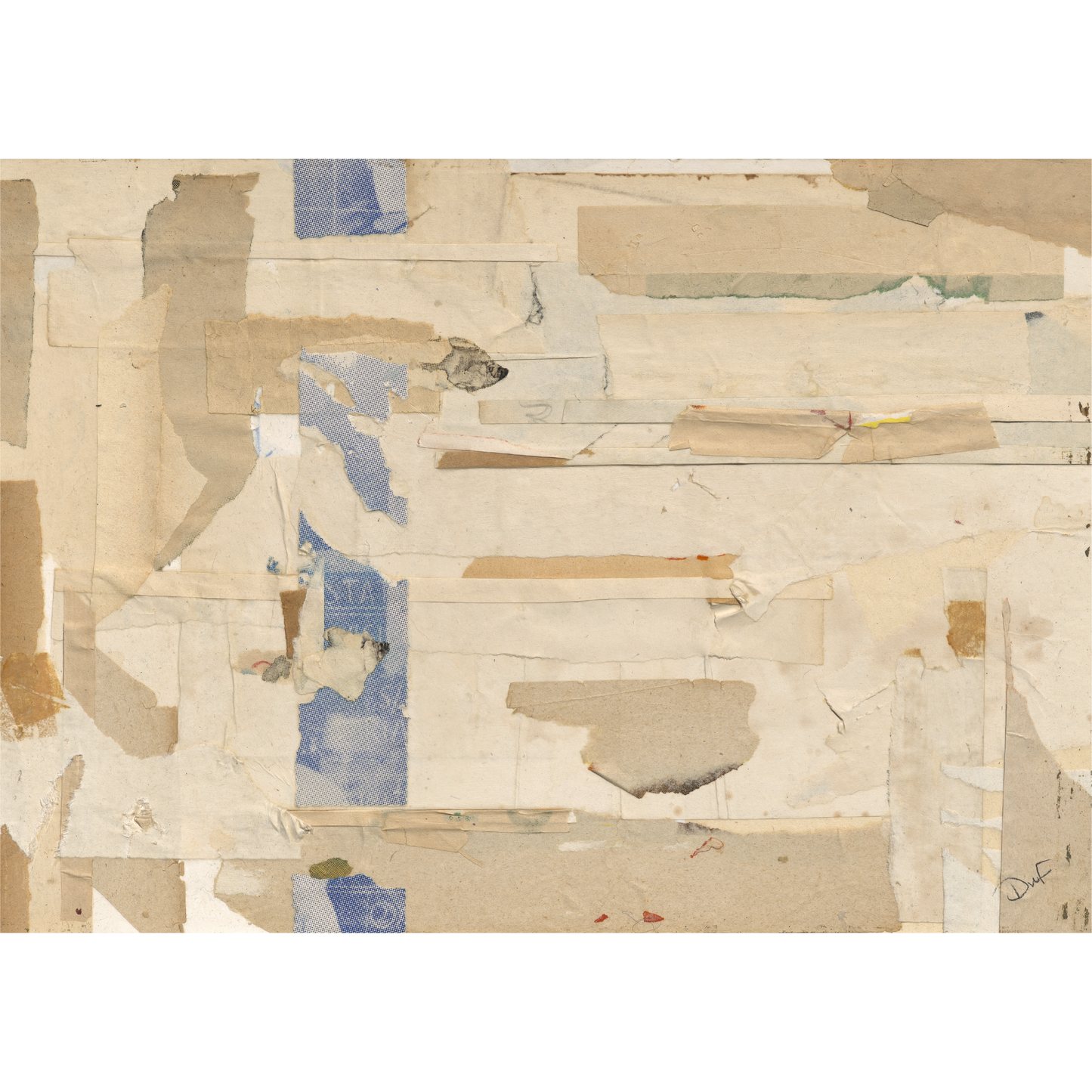 Old Paper Tiles Number 3 Limited Edition Print