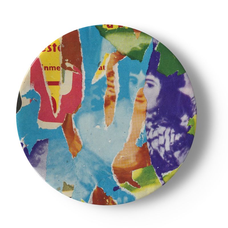 Woman, repeated art plate