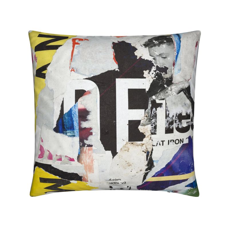 London Found 2 artwork cushion